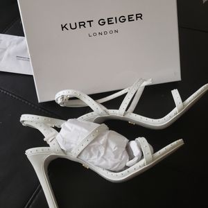 Kurt Geiger White Strappy Sandals